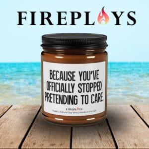 New chapter candle gift