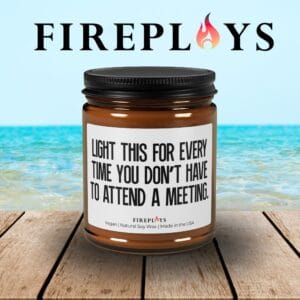 Goodbye gift candle work friend