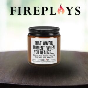 Tthat awful moment when you realize...