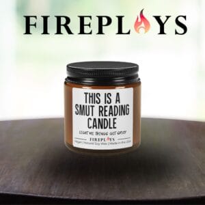 This is a smut reading candle. Booklovers