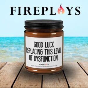 Leaving job dysfunction - Farewell candle gift