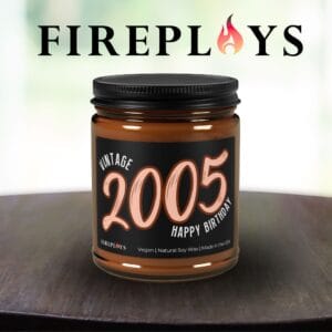 20th birthday candle gift