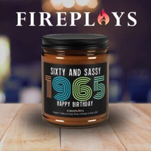 60th birthday candle gift