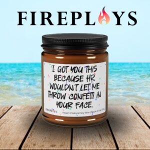 HR rules - Going away present candle